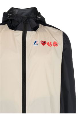 Bicolor jacket Comme des Garcons Play | AZJ5053